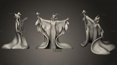 Maleficent stl model for CNC